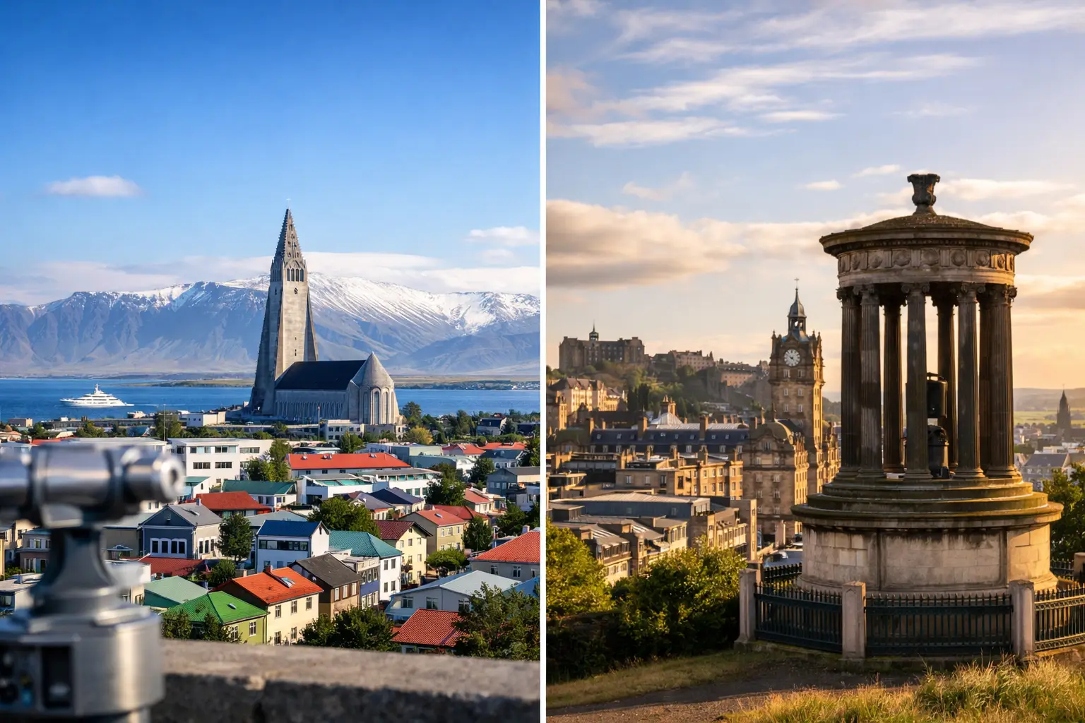 Reykjavik vs Edinburgh: Which City Suits You?