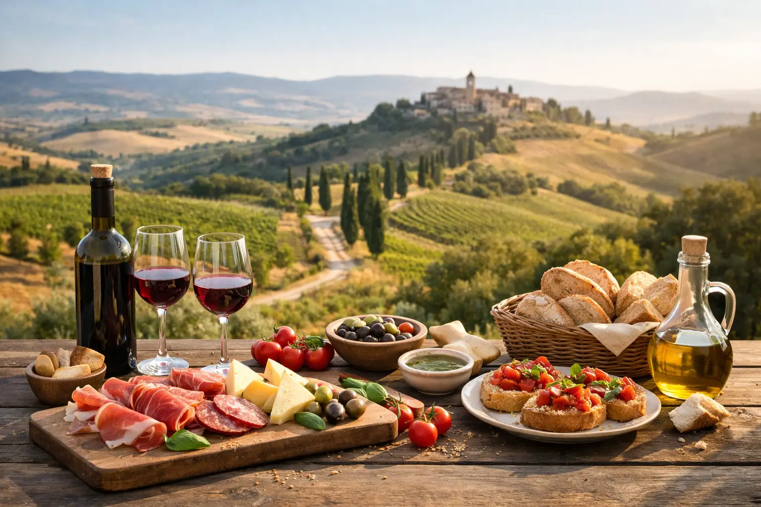 Tuscany Food Route Example for a 5-Day Trip