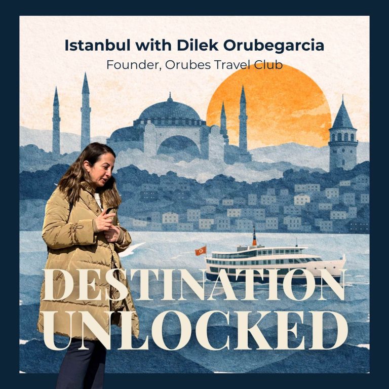 Destination Unlocked Istanbul episode artwork featuring Dilek Orubegarcia