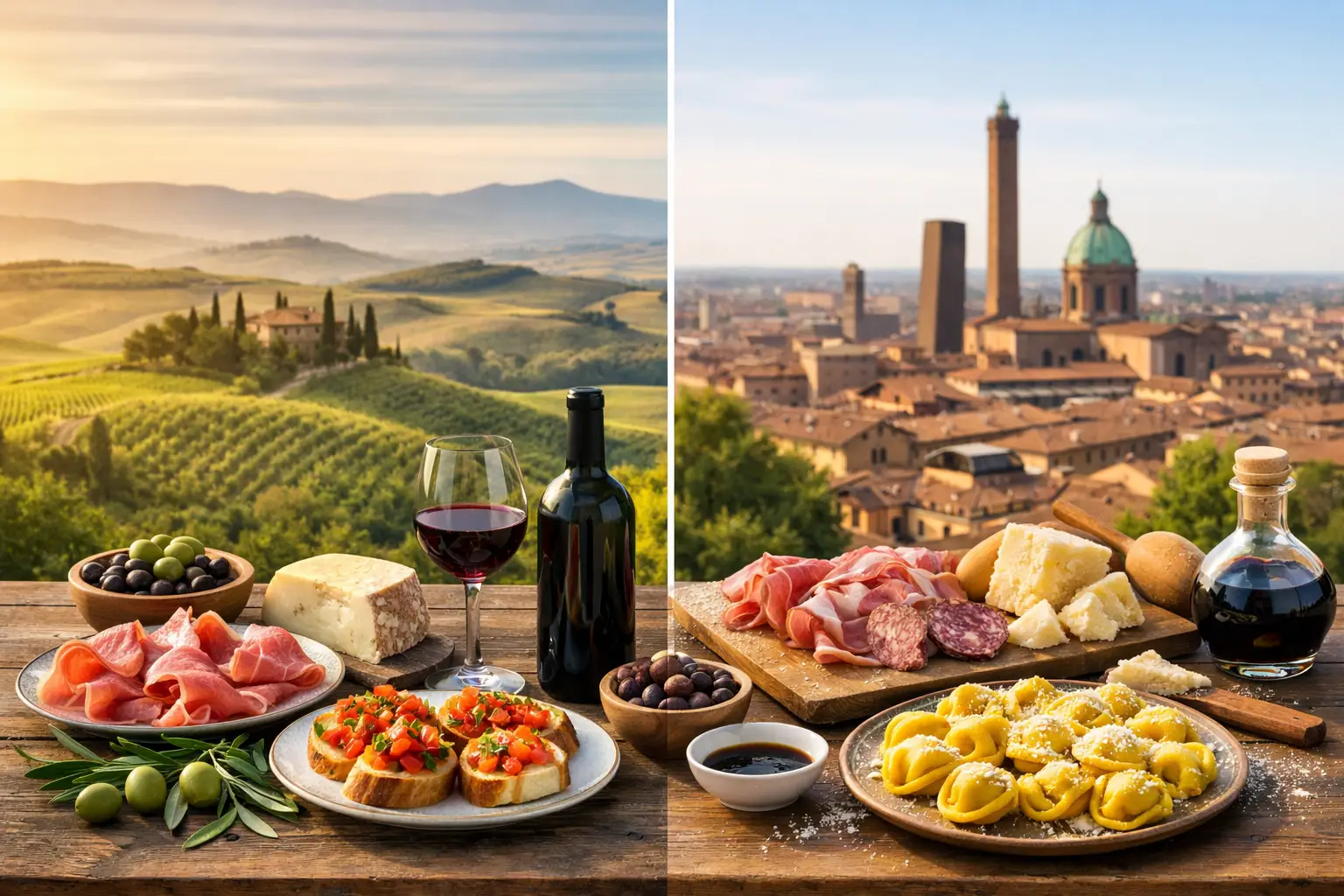 Tuscany vs Emilia-Romagna Food Trip Compared