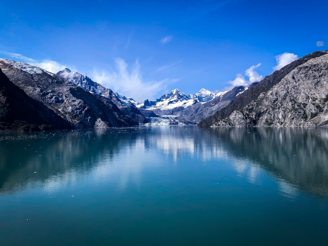 Glacier and mountains in Alaska