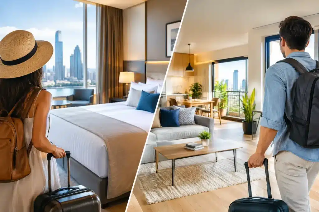 City Hotel Versus Apartment for Your Next Break